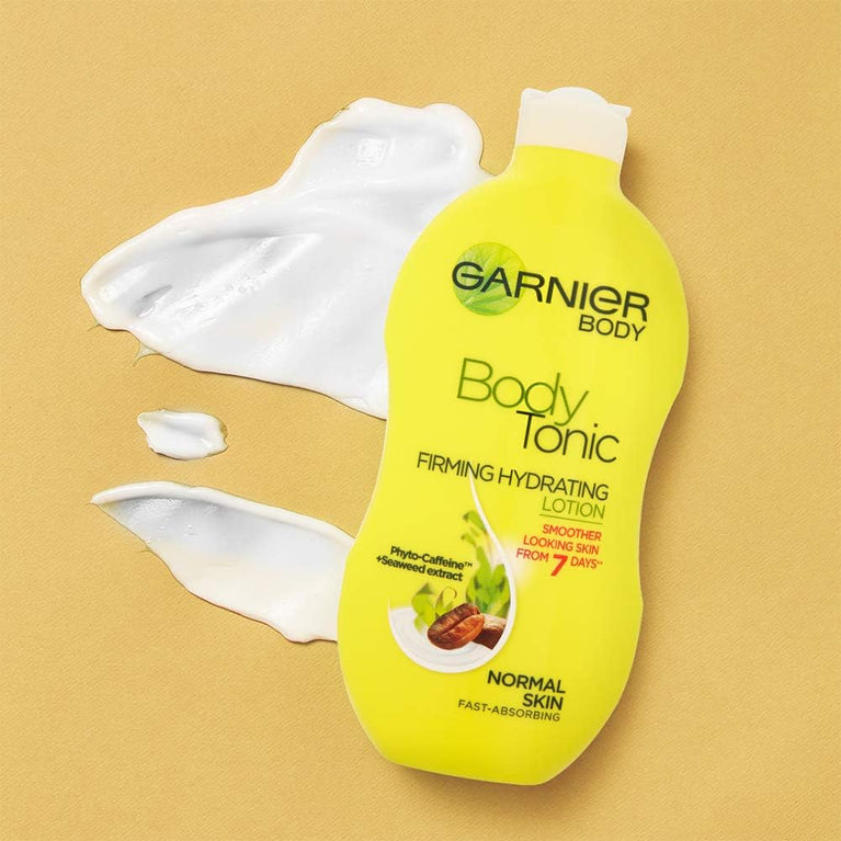 Garnier Body Tonic Firming Body Lotion with Phyto-Caffeine and Seaweed Extract, 400ml