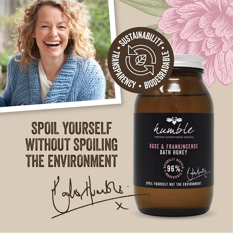 Luxurious Rose & Frankincense Bath Honey (275ml) - Eco-Friendly and Cruelty-Free