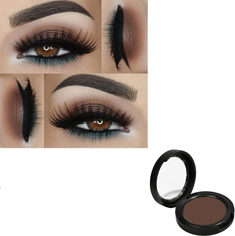 Long-Lasting Matte Eyeshadow - Single Brown Shade, High Pigmentation for Day & Night Use, Blendable Fine Pressed Powder, Suitable for All Skin Tones, Wet & Dry Application, Vegan, Cruelty & Mineral Oil-Free (Coffee)