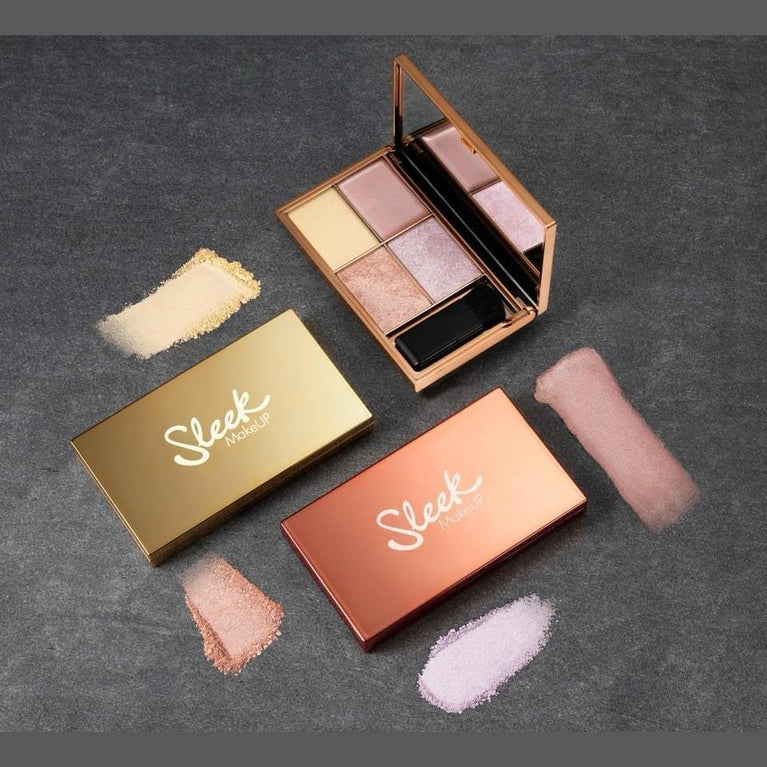 Radiant Quartet Glow Highlighting Palette - High Impact Shades for an Exceptional Shine