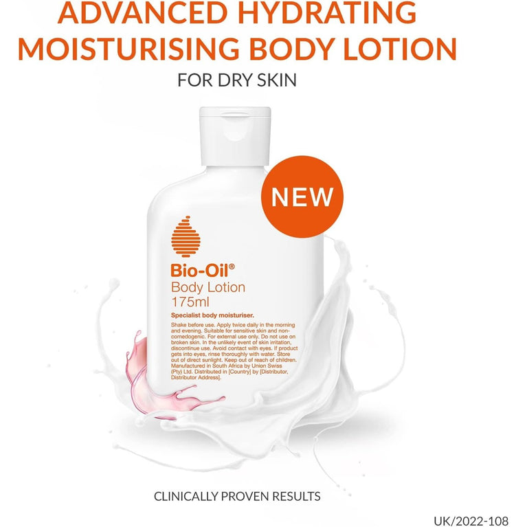 Ultra-Light Bio-Oil Body Lotion - Fast Absorbing Daily Moisturiser for Dry Skin