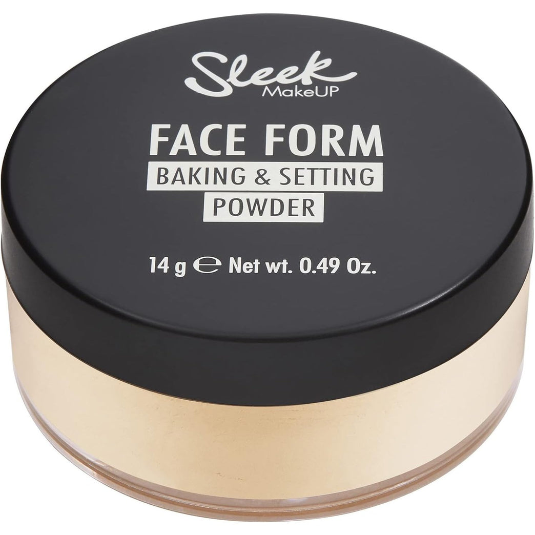 Sleek MakeUP Long-Lasting Matte Face Form Baking & Setting Powder, Easy to Blend, 14g
