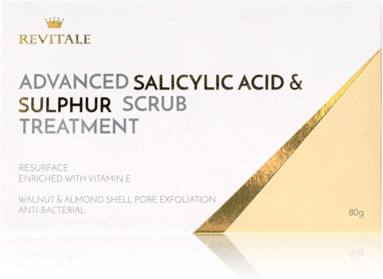 Revitale Advanced Salicylic Acid & Sulphur Scrub Treatment Soap - Ultimate Skin Transformation