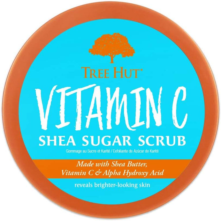 Tree Hut Shea Sugar Scrub with Vitamin C - Ultra Hydrating & Exfoliating 18oz