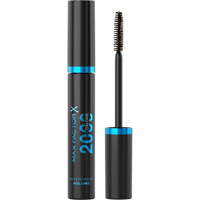 Max Factor Volume-Boosting 2000 Calorie Mascara, Black/Brown, Waterproof and Smudge-Proof, 9ml, Perfect for Sensitive Eyes