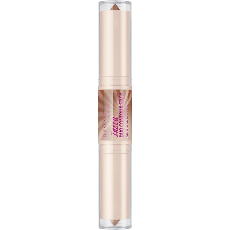 Rimmel London Instant Photo-Ready Contour and Highlight Stick, 8g, Medium Tone