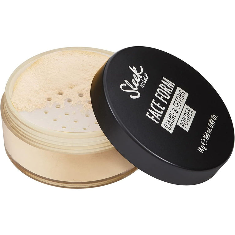 Sleek MakeUP Long-Lasting Matte Face Form Baking & Setting Powder, Easy to Blend, 14g
