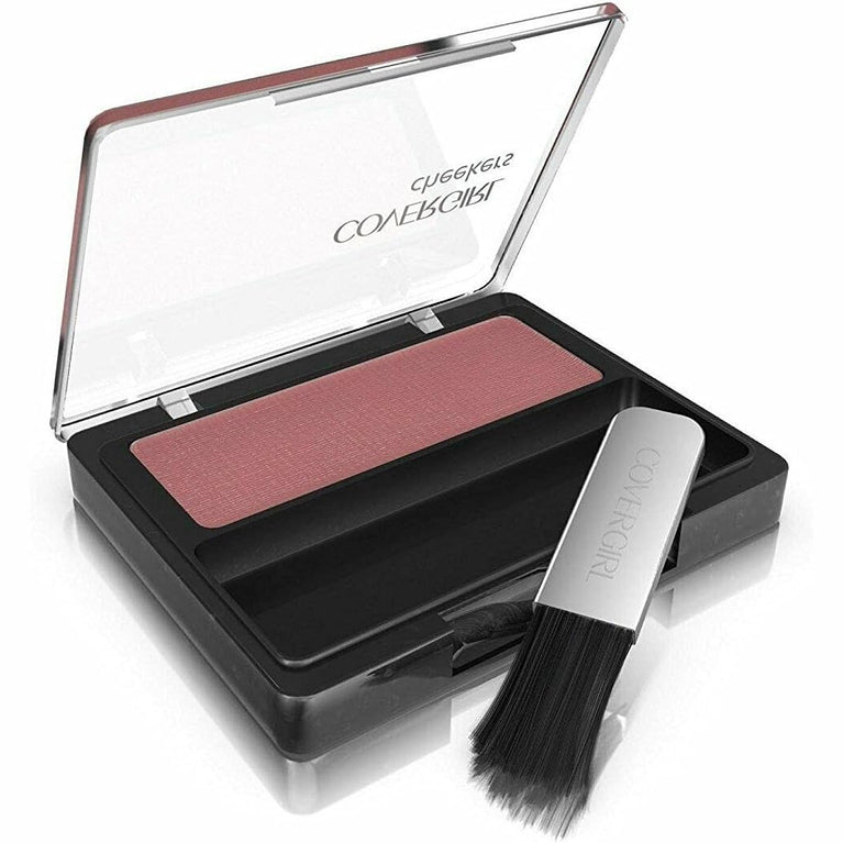 COVERGIRL Cheekers Rock 'n Rose Blendable Powder Blush for Radiant Glow, 0.12 oz, Single Pack