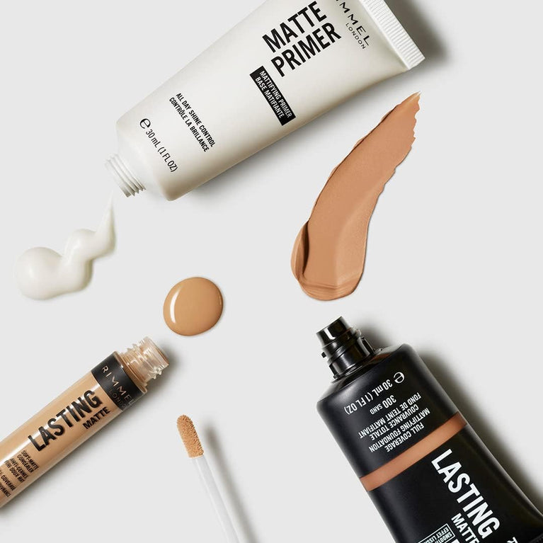Rimmel Shine-Control Matte Primer: Makeup Base for Flawless, Long-Lasting Finish
