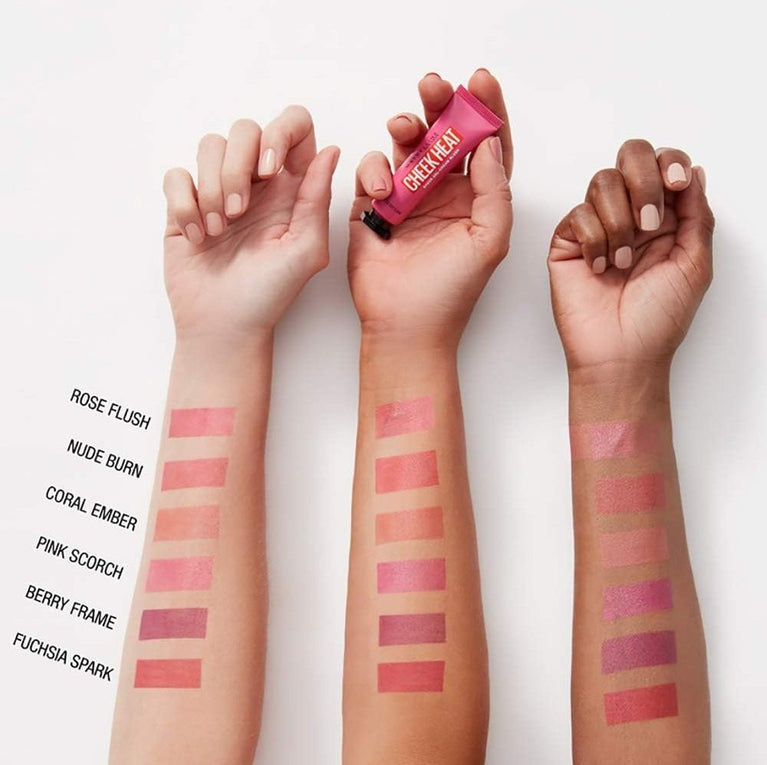 Maybelline Radiant Finish Pink Scorch Gel Blush Infused with Water