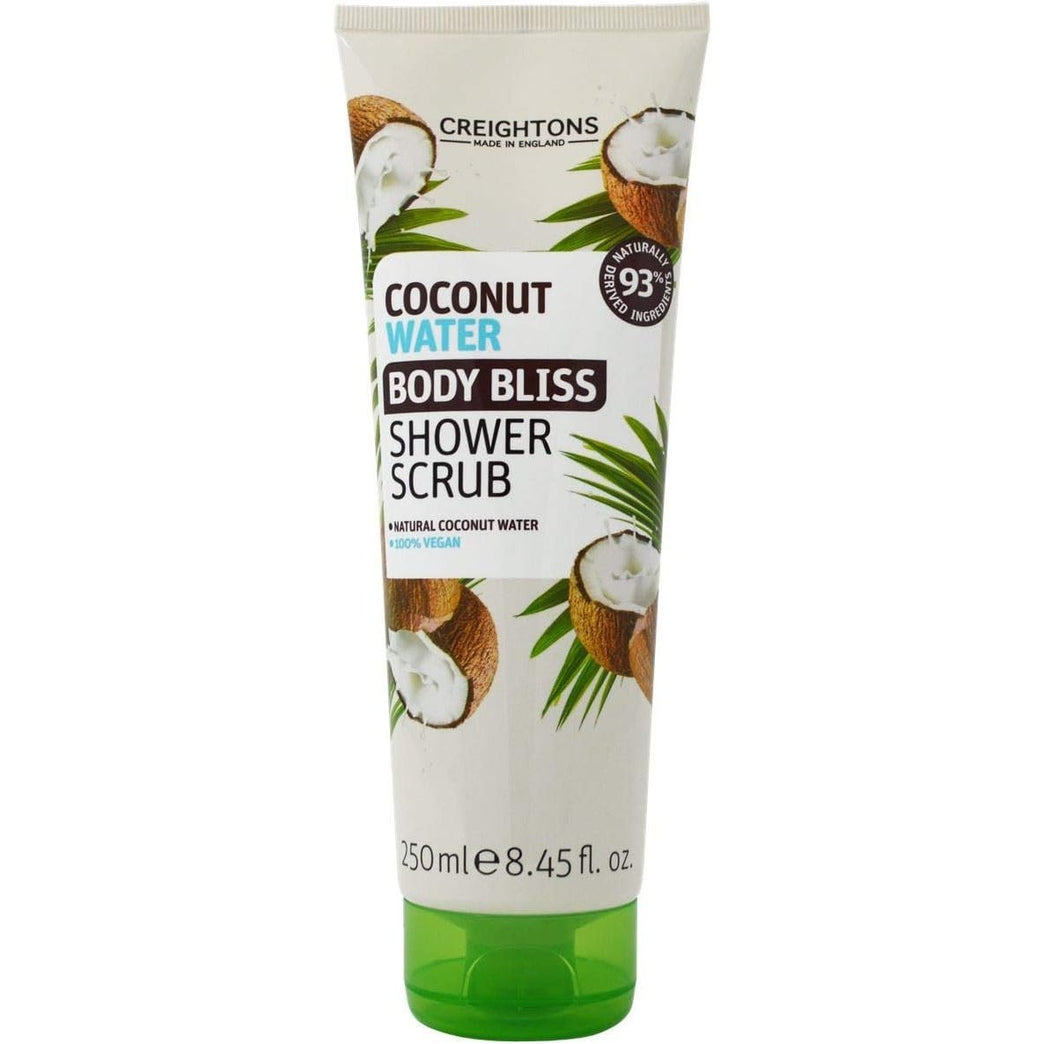 Coconut Water Shower Scrub - Refreshing and Sustainable Energizing Scrub