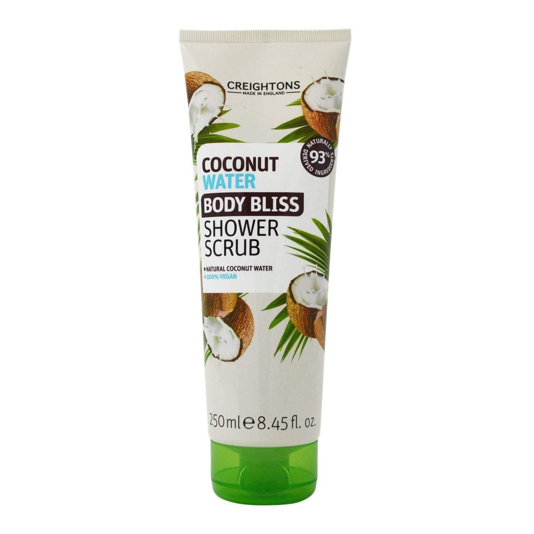 Coconut Water Shower Scrub - Refreshing and Sustainable Energizing Scrub
