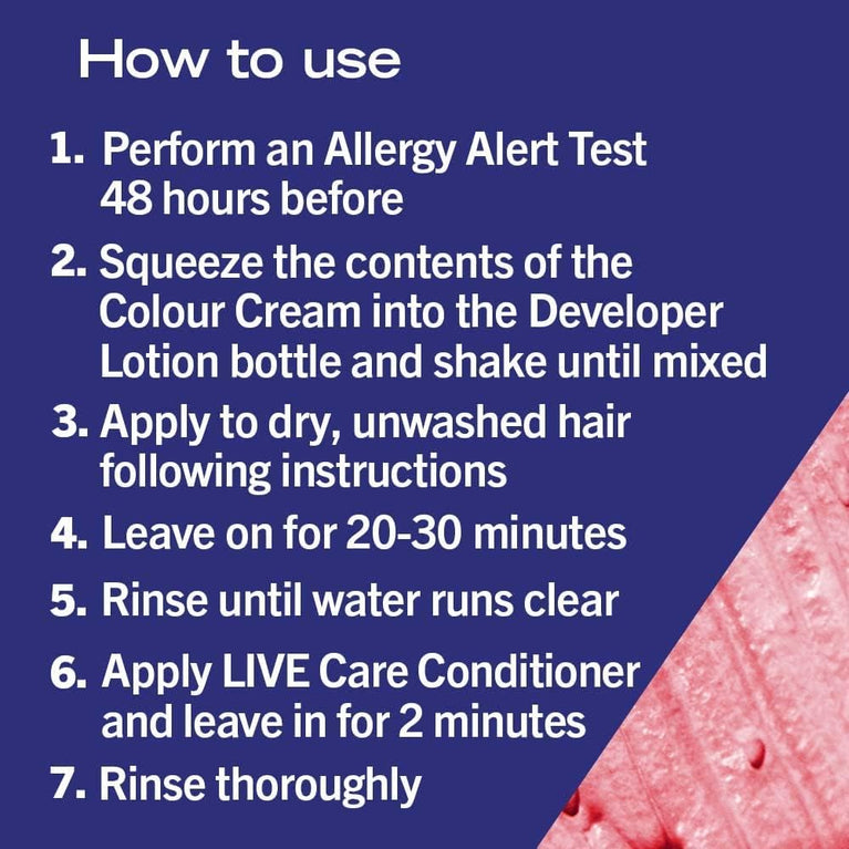 Schwarzkopf LIVE Real Red Hair Dye with Vibrancy Serum - Intense Permanent Color for Stunning Shine - 142.0 ml volume