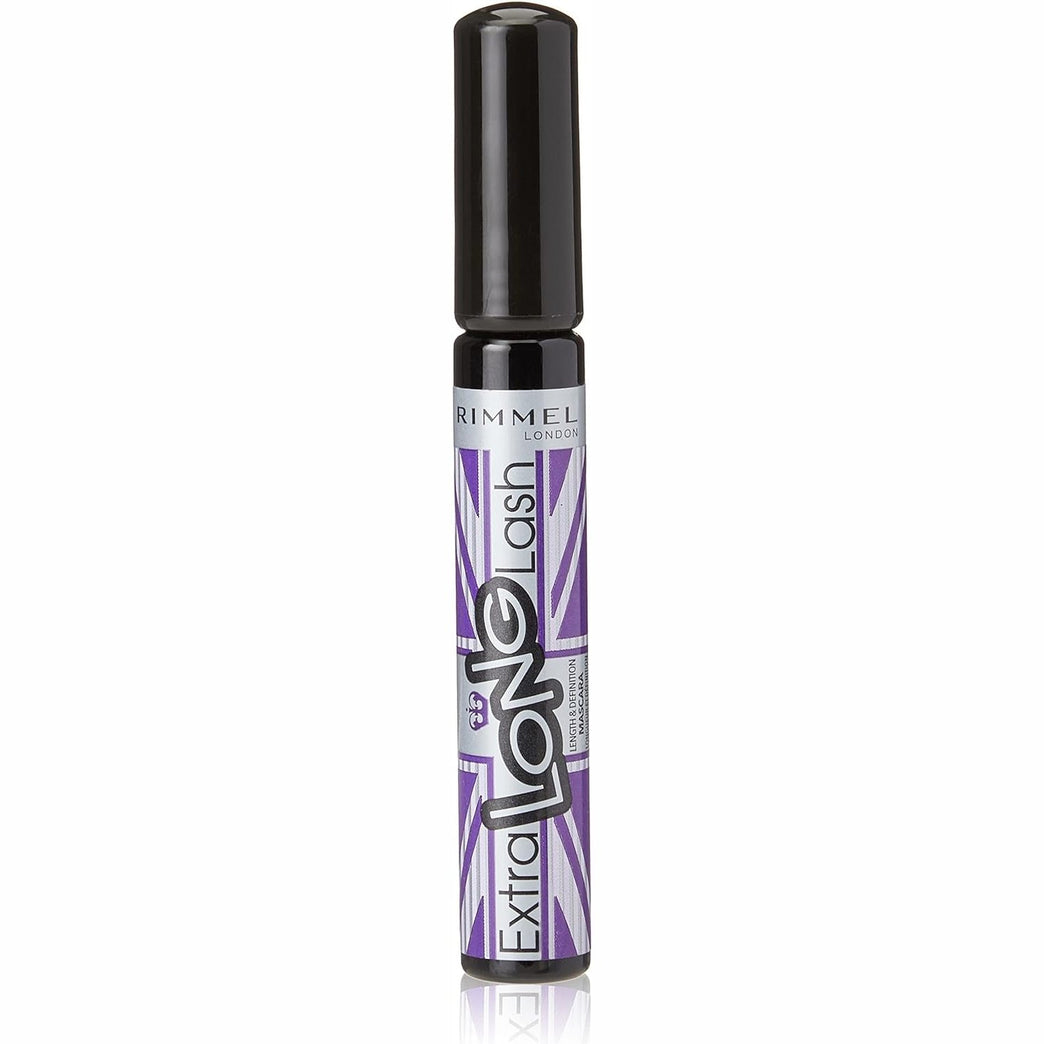 Rimmel Extreme Black Mascara for Extra Long and Defined Lashes, 8ml