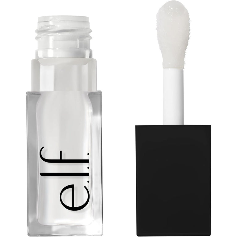 e.l.f. High-Shine Nourishing Lip Oil With Jojoba Infusion, Vegan & Cruelty-Free, Crystal Clear Finish