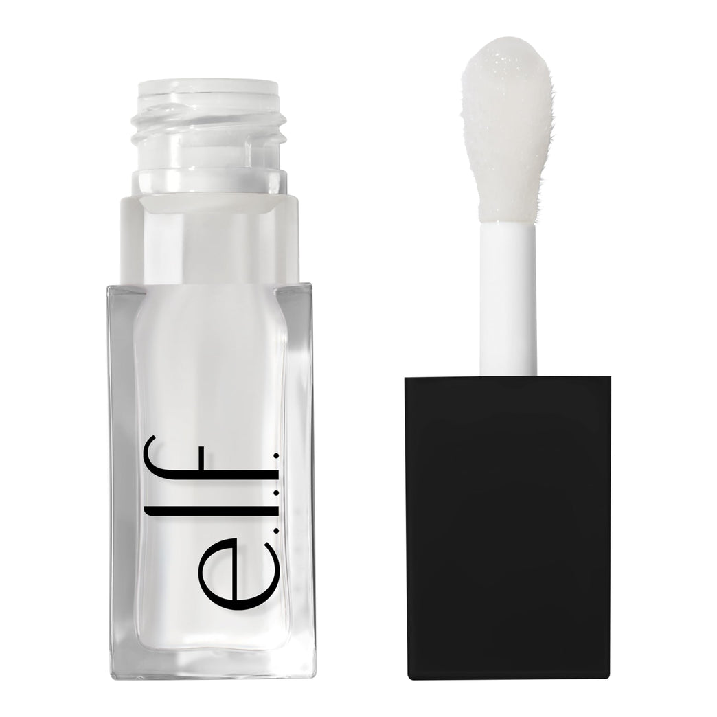 e.l.f. High-Shine Nourishing Lip Oil With Jojoba Infusion, Vegan & Cruelty-Free, Crystal Clear Finish