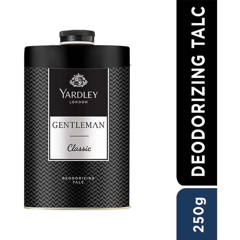 Yardley London Gentleman Classic Talcum Powder 250 g 8.8 oz, Masculine Fragrance