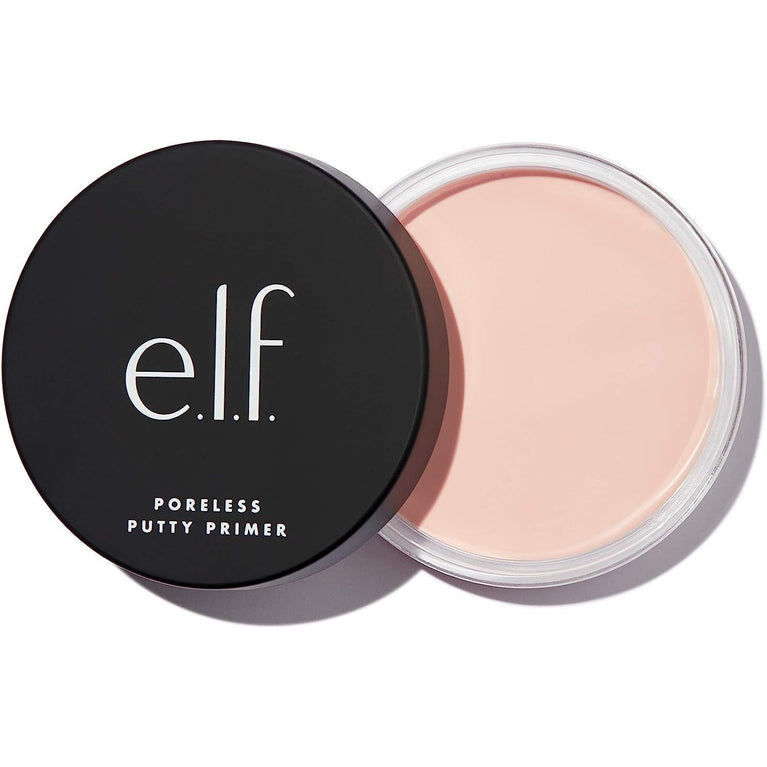 e.l.f. Velvet Texture Poreless Putty Primer - Long Lasting, Hydrating Formula, Universal Sheer, Compact Size for Travel - 0.74 Oz (21g)
