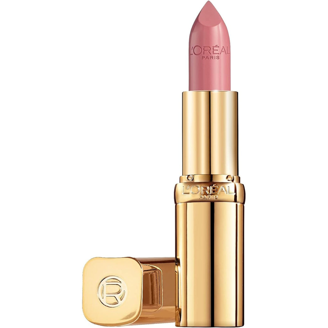 L'Oréal Paris Nude Lipstick with Pure Pigment Color Riche Satin, Nourishing Omega 3 & Vitamin E, Moisturising 235 Nude