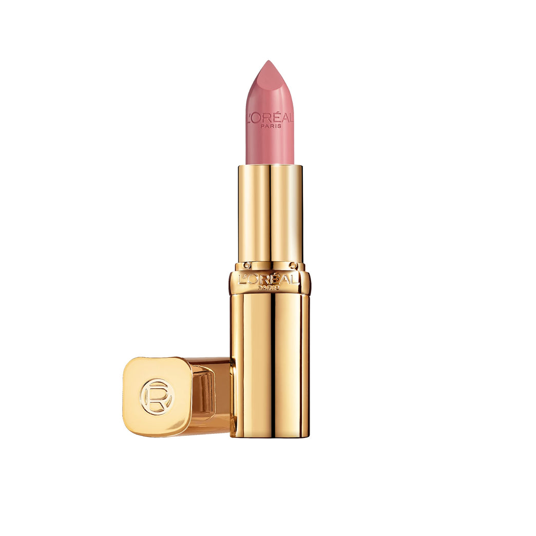 L'Oréal Paris Nude Lipstick with Pure Pigment Color Riche Satin, Nourishing Omega 3 & Vitamin E, Moisturising 235 Nude