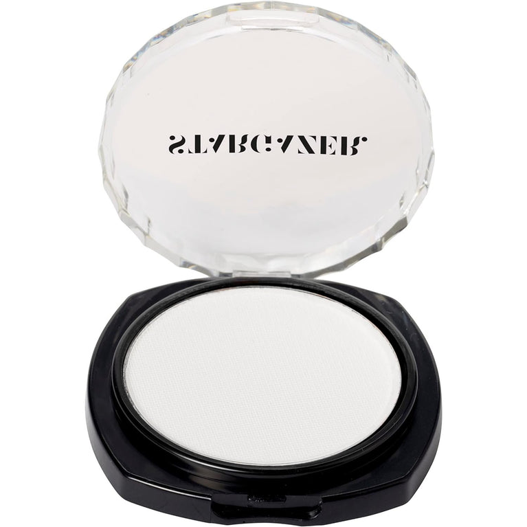 Stargazer High-Pigment White Pressed Powder Eye Shadow - Long Lasting Vibrancy