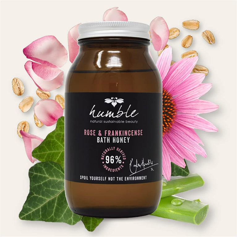 Luxurious Rose & Frankincense Bath Honey (275ml) - Eco-Friendly and Cruelty-Free