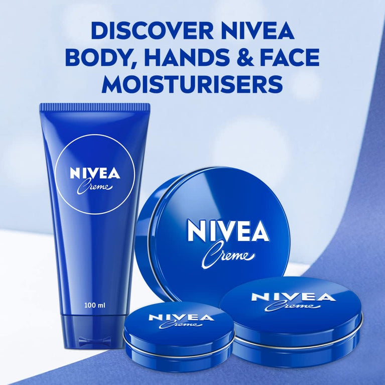 NIVEA Creme Tin (400ml), All-Purpose Moisturising Cream for Soft and Supple Skin