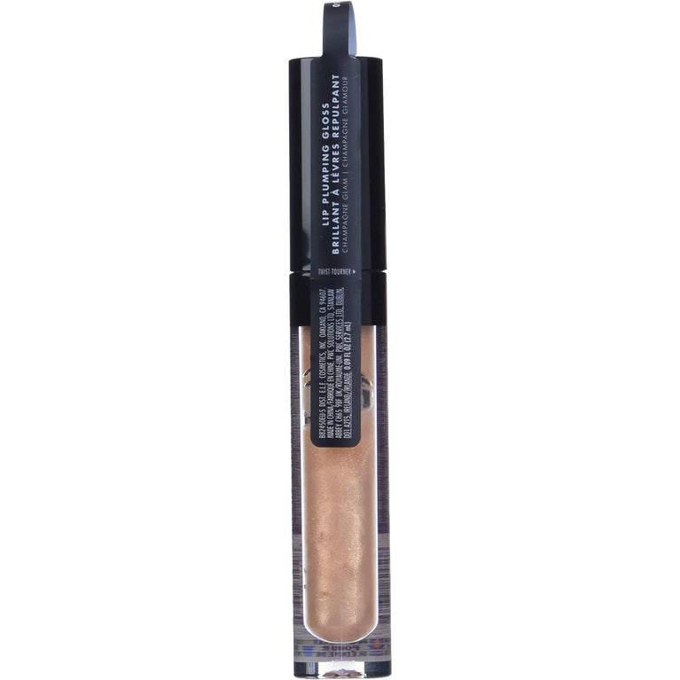 Nourishing Lip Gloss by e.l.f, Plumping, Hydrating, High-Shine, Champagne Glam Shimmer, 2.7 ml - Enriched with Vitamin E and Coconut Oil (Pack of 1)