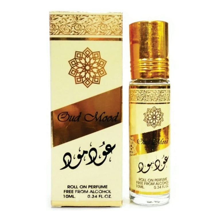 Oud Mood Perfume Oil with Vanilla, Oud, and Amber Fragrance