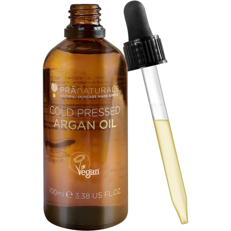 100% Pure Moroccan Argan Oil for Skin, Hair & Nails - Rich in Vitamin E - Vegan & Cruelty-Free