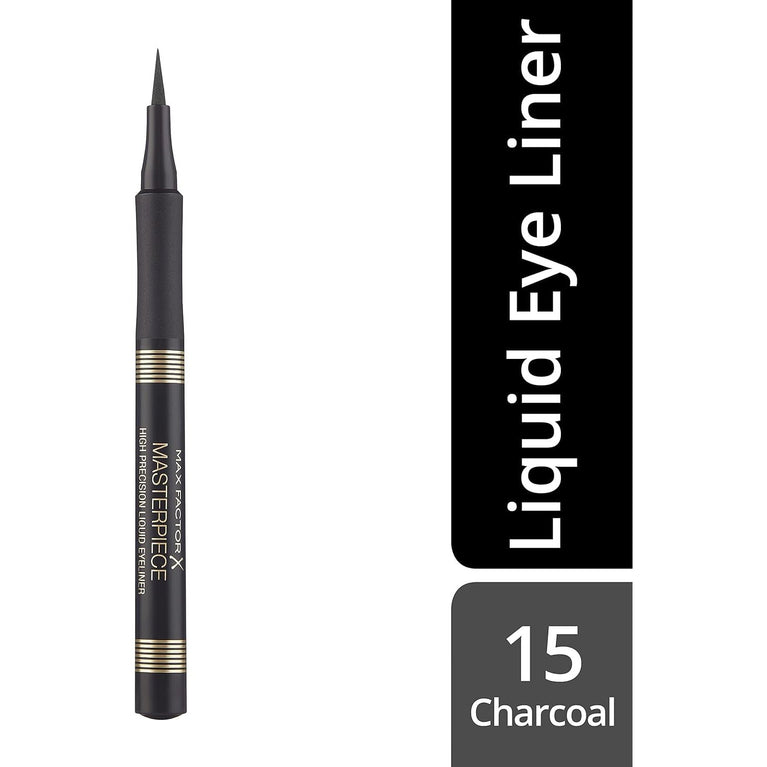 Max Factor Precision Liquid Eyeliner, Long Lasting, 1 ml, Charcoal Shade