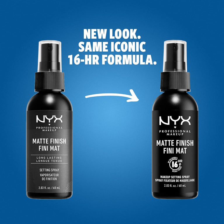 NYX Pro Makeup Long-lasting Setting Spray with Matte Effect, 60 mL