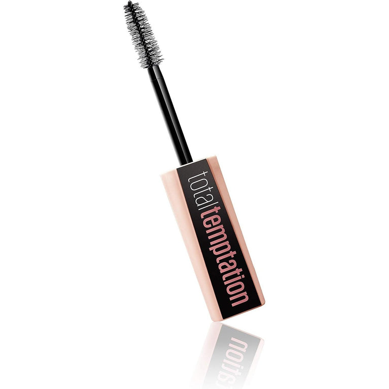 Maybelline's Indulgent Black Total Temptation Mascara for Dense and Soft Lashes