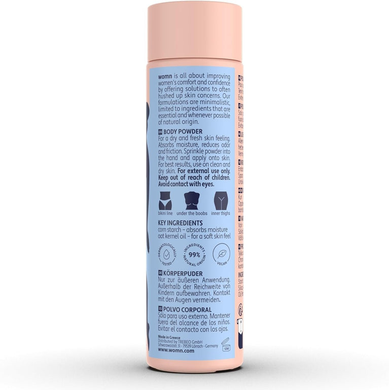 Dry & Fresh Talc-Free Body Powder for Women - Intimate Comfort and Protection, 100 g