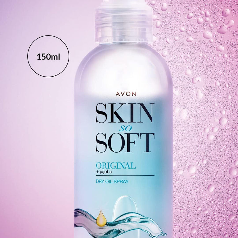 Avon Skin So Soft Dry Oil Spray with Jojoba Oil and Vitamin E - 150ml
