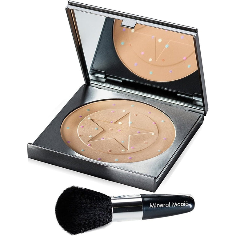 JML 3in1 Mineral Magic Powder - Full Coverage, Concealer, and Corrector Makeup Foundation