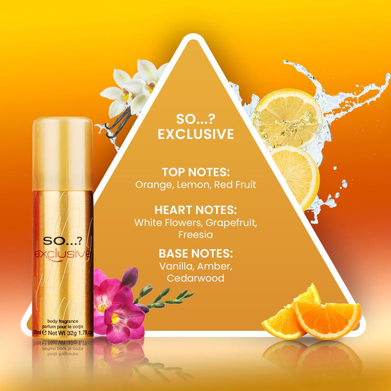 So…? Iconic Women's Mini Galore Body Mist Body Spray Fragrance Gift Set 4 x 50ml