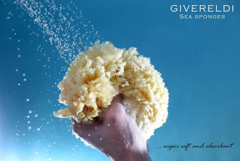 Natural Unbleached Honeycomb Sea Sponge - 100% Organic and Hypoallergenic