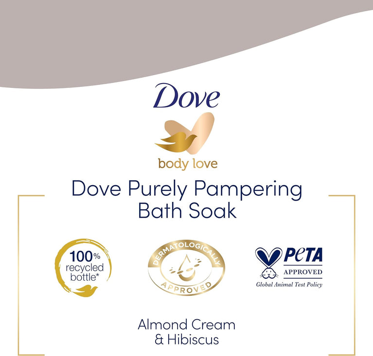 Dove Purely Pampering Almond Cream and Hibiscus Bath Soak