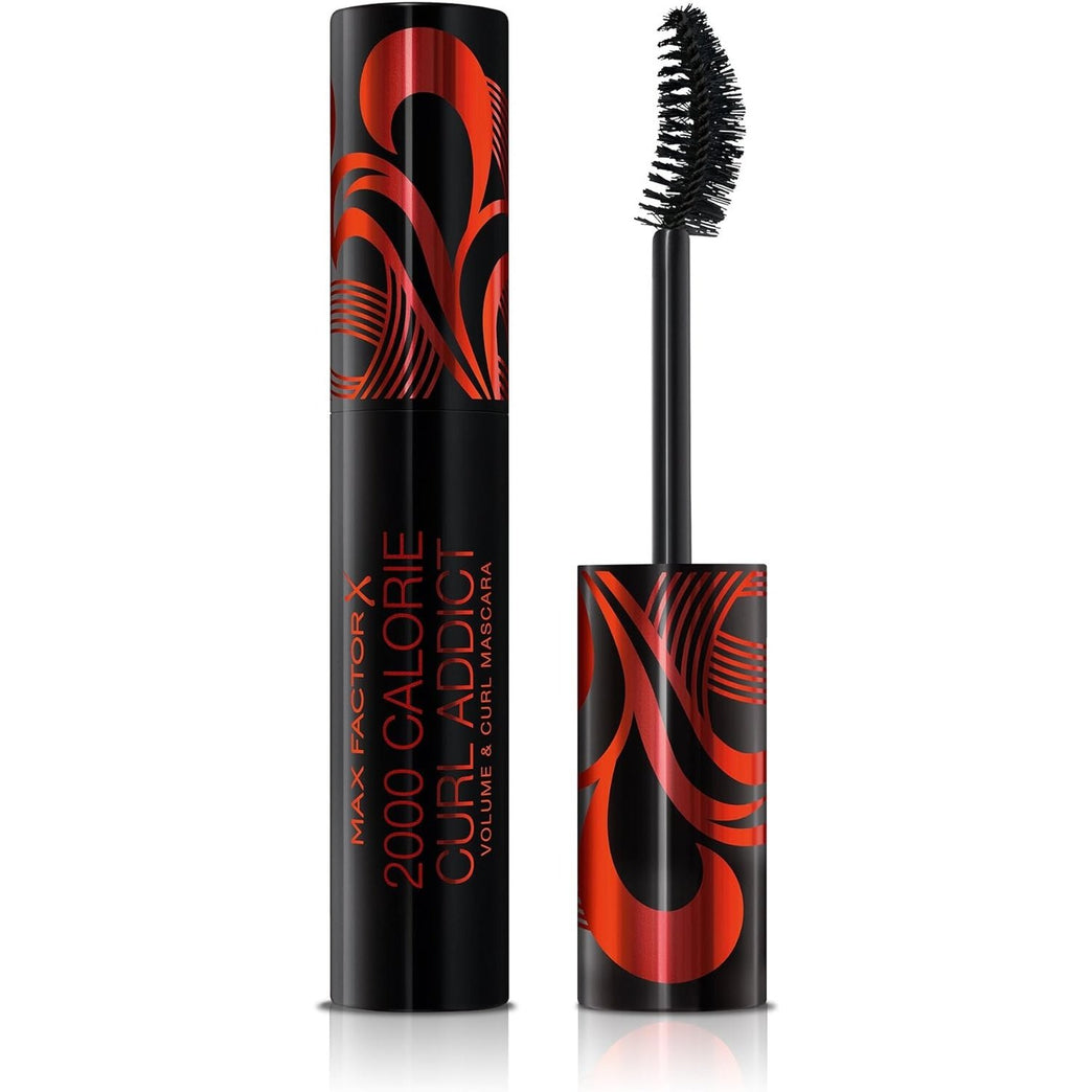Max Factor Sculpting Mascara for Volume and Curls, Curved Brush Design, Hypoallergenic, in Black, 11 ml