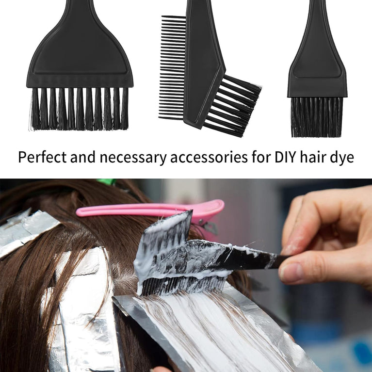Hair Coloring Brushes and Mixing Bowl Set for DIY Salon Hair Coloring