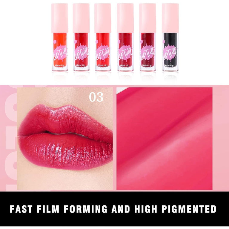 2-in-1 Hydrating Lip & Cheek Tint Stain - Waterproof, Long Lasting, Highly Pigmented and Quick Drying - Non-Sticky Lip Stain with Smooth Application