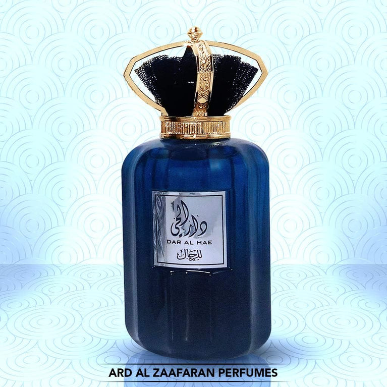 Ard al Zaafaran Dar Al Hae Eau de Parfum, 100ML - Citrus and Bergamot Men's Fragrance