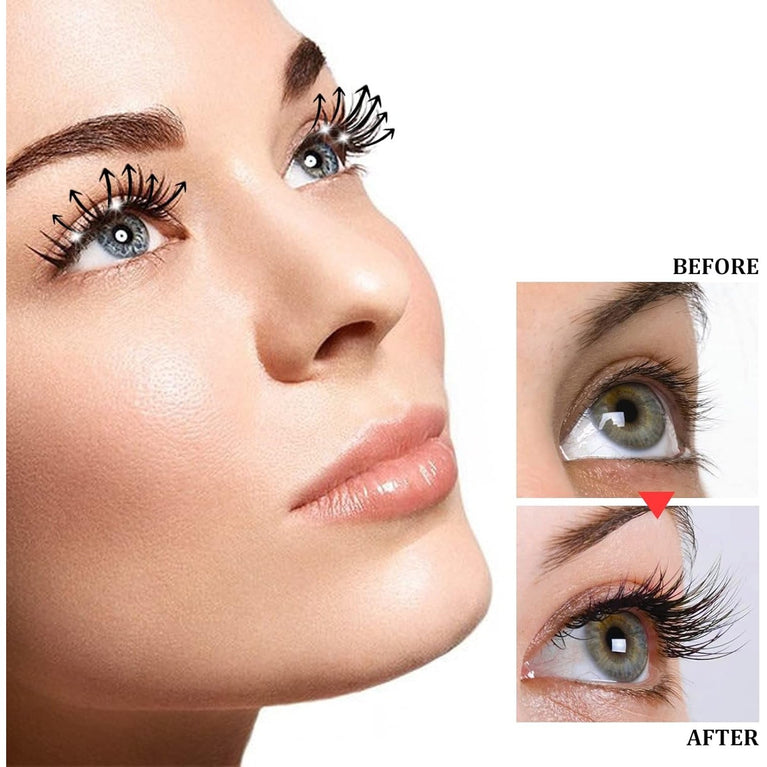 Rapid Lash and Brow Growth Serum with Castor Oil - 100% Natural Eyelash Enhancer & Hair Treatment - 10ML Booster for Full, Long, Thick Lashes and Eyebrows