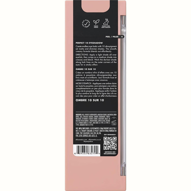 e.l.f. Ultimate Neutral Eyeshadow Collection, Ten Highly-Pigmented Shades, Smooth & Blendable, Vegan, Cruelty-free, Need It Nude Edition (Packaging May Vary)