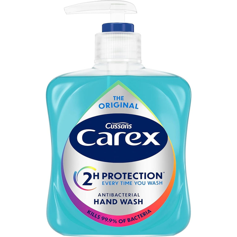 Carex Original Antibacterial Hand Wash, Clean & Protect Hands, Bulk Buy, 6-Piece Set, 250 ml Each