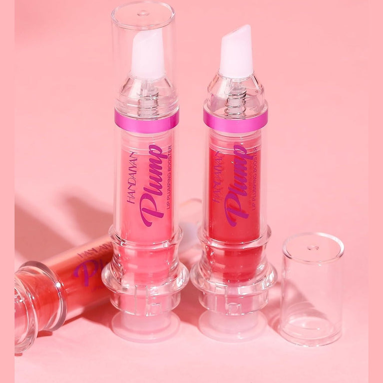 Chili Infused Lip Volumizer Gloss - Hydrating Tinted Lip Balm & Liquid Lipstick, Instant Lip Plumper with Day & Night Moisturizing Repair (Shade 02#)