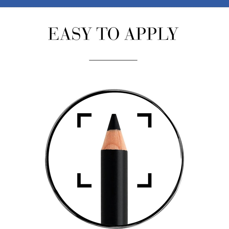 Bourjois Noir-Issime 2-in-1 Khol and Eyeliner with Sharpener, Long-lasting, Hypoallergenic Eye Pencil, 1.2g