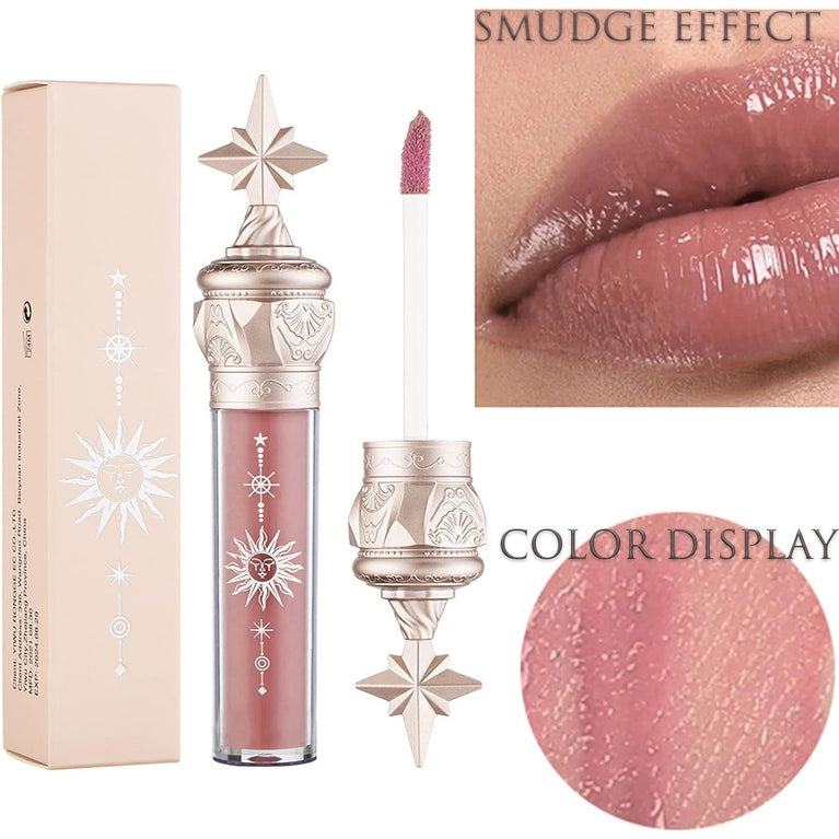 Ultimate Lip Enhancer: Long-Lasting, Waterproof Lipstick with Lip Plumper Gloss, Liquid Blush Lip Tint and Makeup - Oat-Semi-Sheer