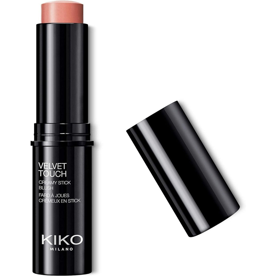 KIKO Milano Radiant Finish Stick Blush 01 with Creamy Texture and Nutrient-Enriched Formula